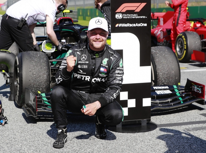 Valtteri Bottas won the 2020 Austrian F1 Grand Prix